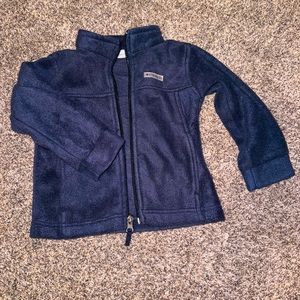 Kids Columbia Zip Up Jacket Dark Blue